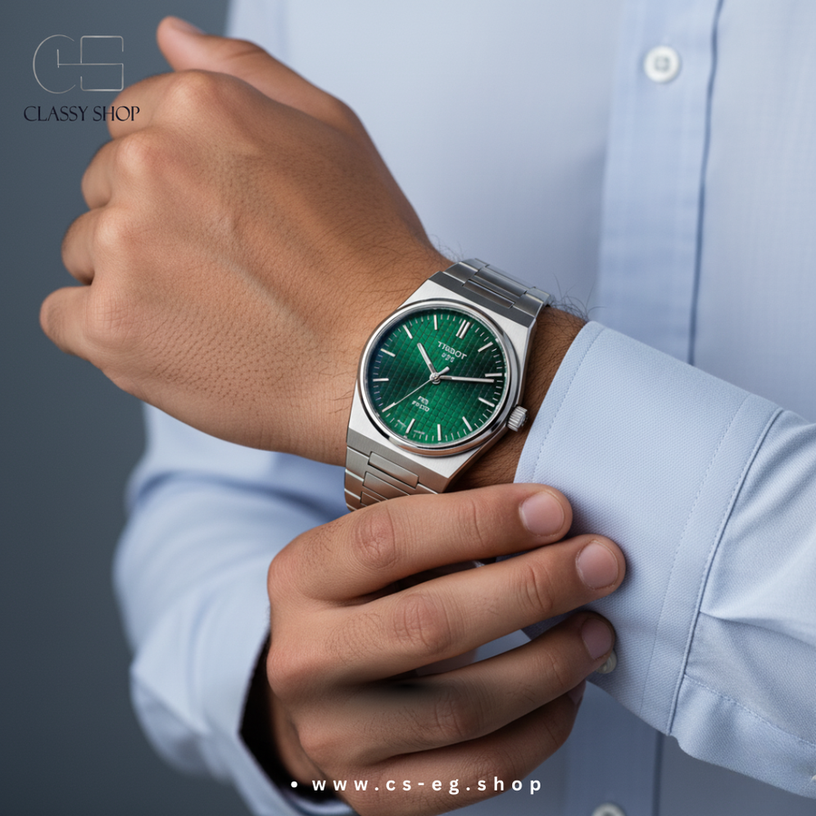 ساعة TISSOT PRX بتصميم سويسري