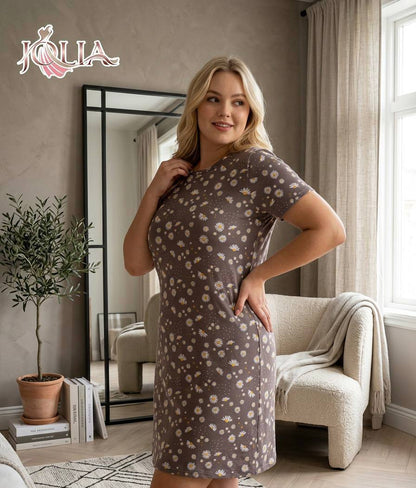✨ Découvrez la robe de maison qui allie confort et élégance✨