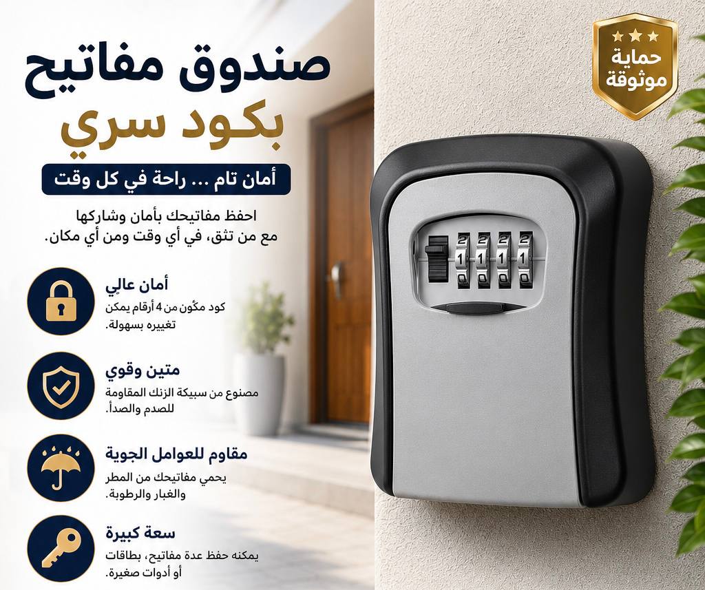 خزنه حفظ المفاتيح - Key Lock Box