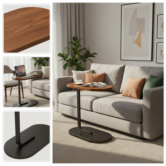 طاولة جانبية - تجميعية فاخرة في غرفة معيشة