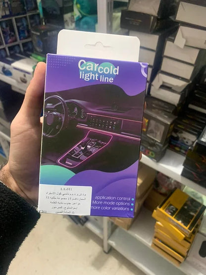 🚗 إضاءة LED داخل السيارة – Car Cold Light Line