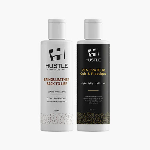 Pack Nettoyant + rénovateur cuir et plastique